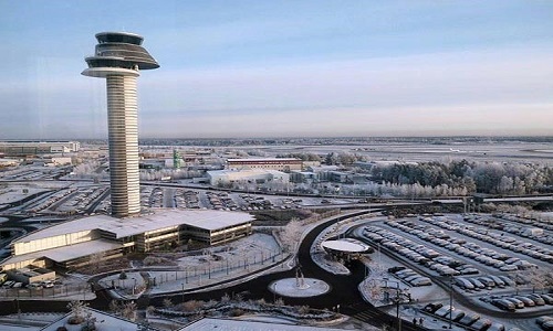 برج کنترل فرودگاه استکهلم با بتن خودتراکم